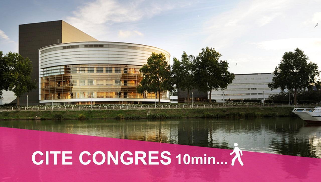 Apartmán F2 Green Garden, Hyper Centre, Parking Nantes Exteriér fotografie
