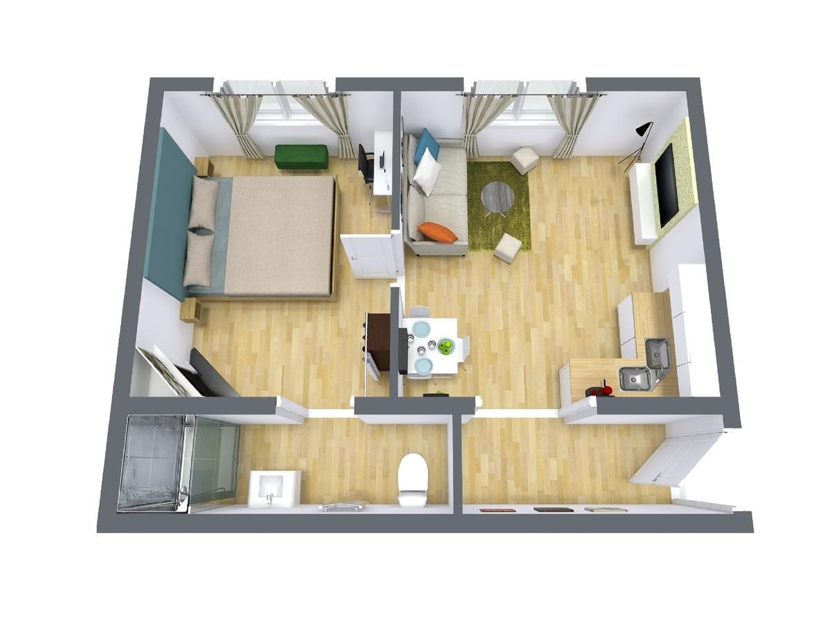 Apartmán F2 Green Garden, Hyper Centre, Parking Nantes Exteriér fotografie
